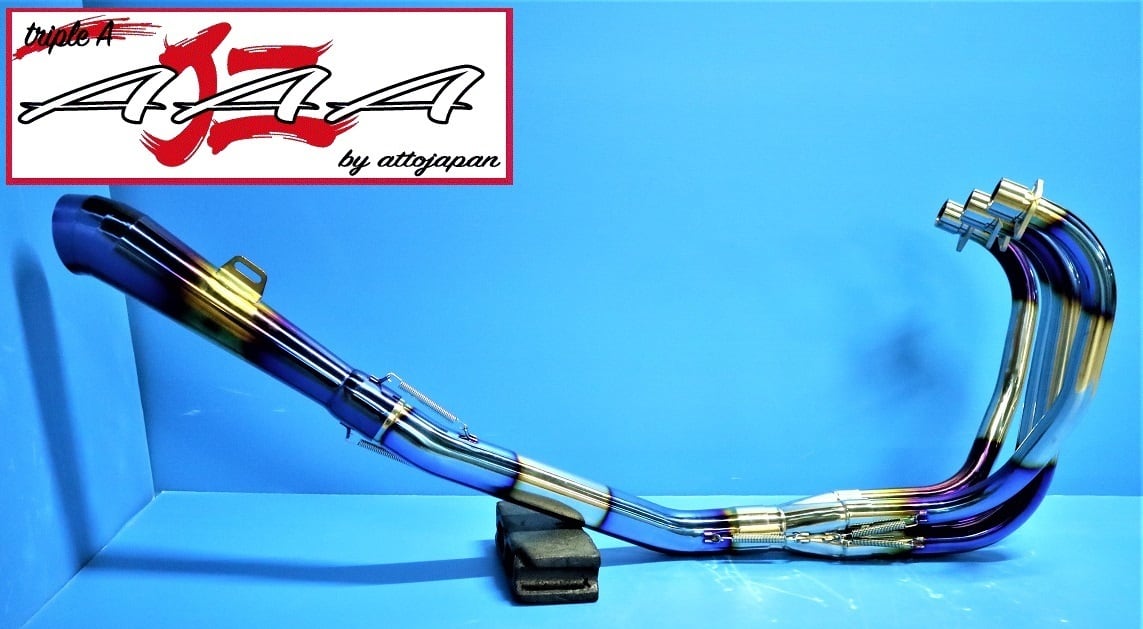 【中古】 6分割50．8π メッキ レース管 トリプルA] CB400SF NC31 / パーツ