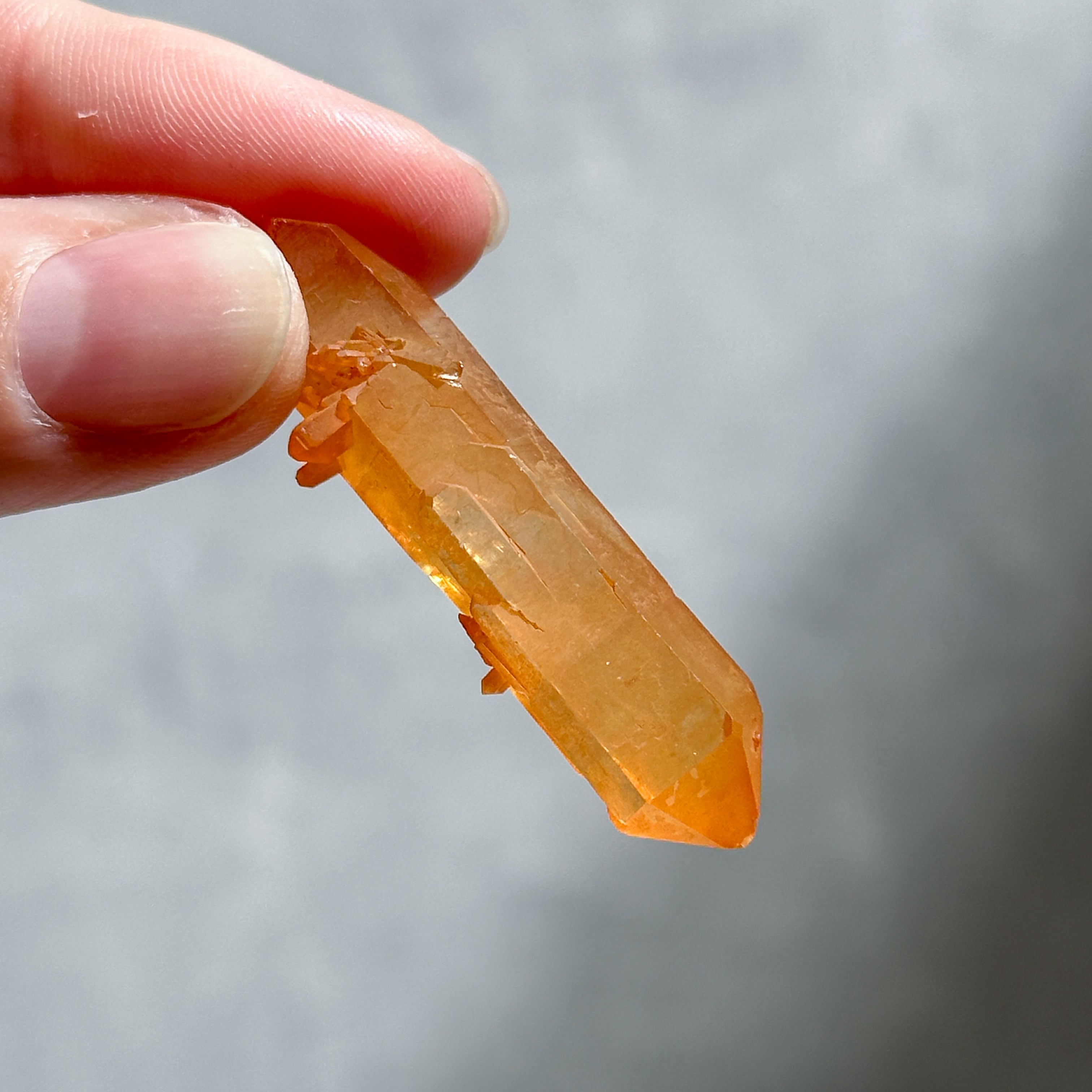 貫入◎タンジェリンクォーツ ポイント51◇ Tangerine Quartz ◇ 天然石