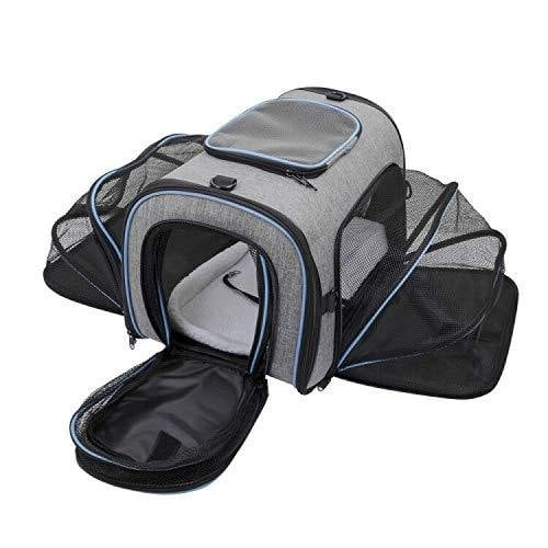 FEANDREA キャリーバッグ 大型犬 変形しないデザイン 犬 クレート