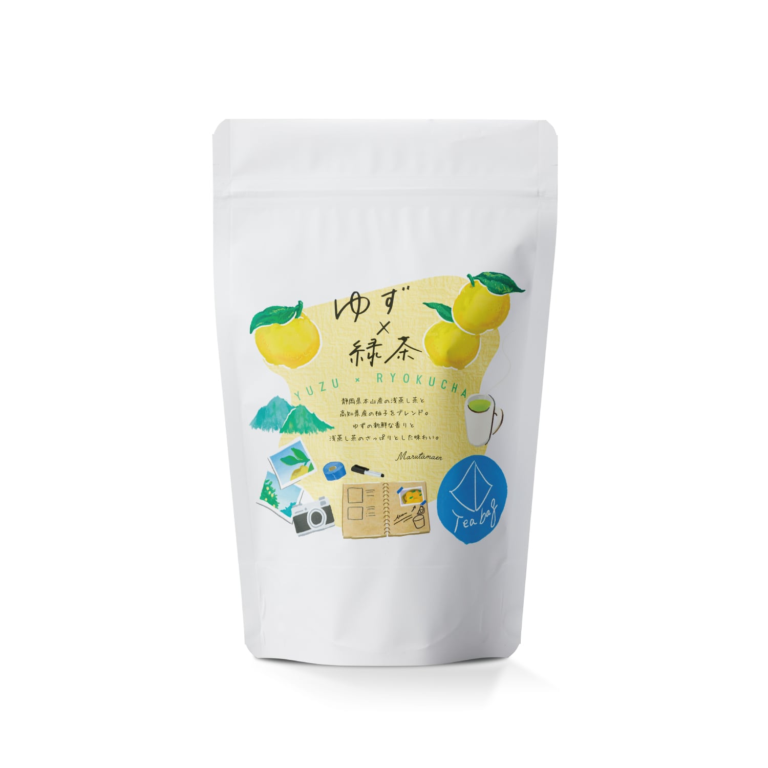 ティーバッグ「ゆず×緑茶」5g×15P