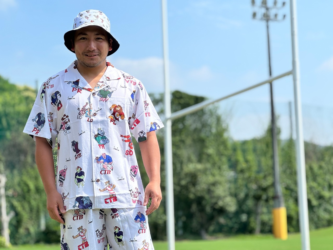 ScrumTime アロハシャツ　白
