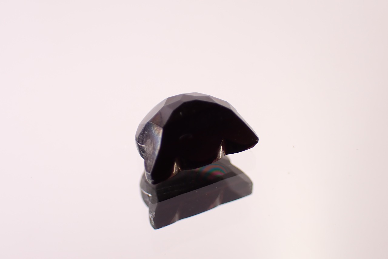 ブラックオニキス(猫カット)　1.64ct　[D11‐360]