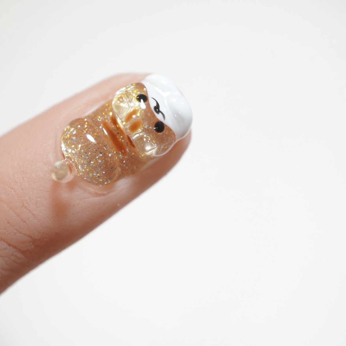 #579 人差し指 薬指チップ/XY148 繰り返し使えるネイルチップ