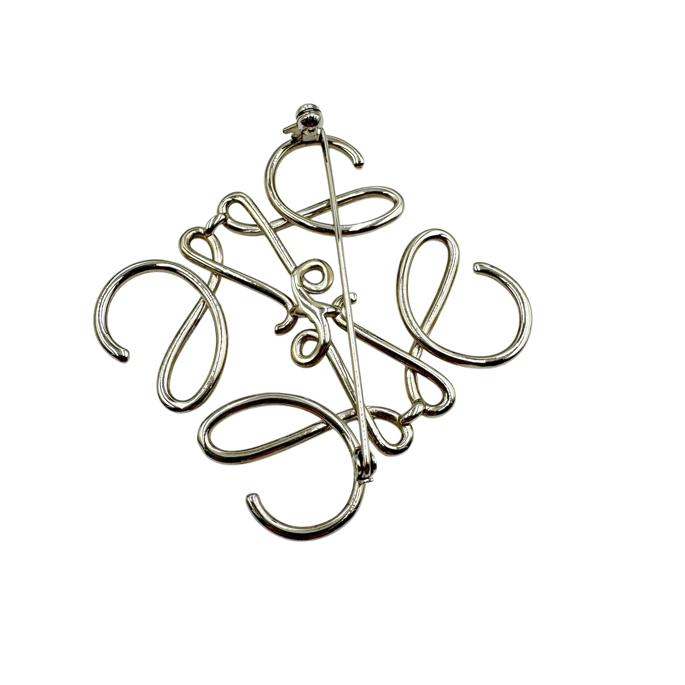 ロエベ　アナグラム LOEWE ブローチ　正規品 LOEWE [新品/ラッピング済] ロエベ ブローチ アナグラム