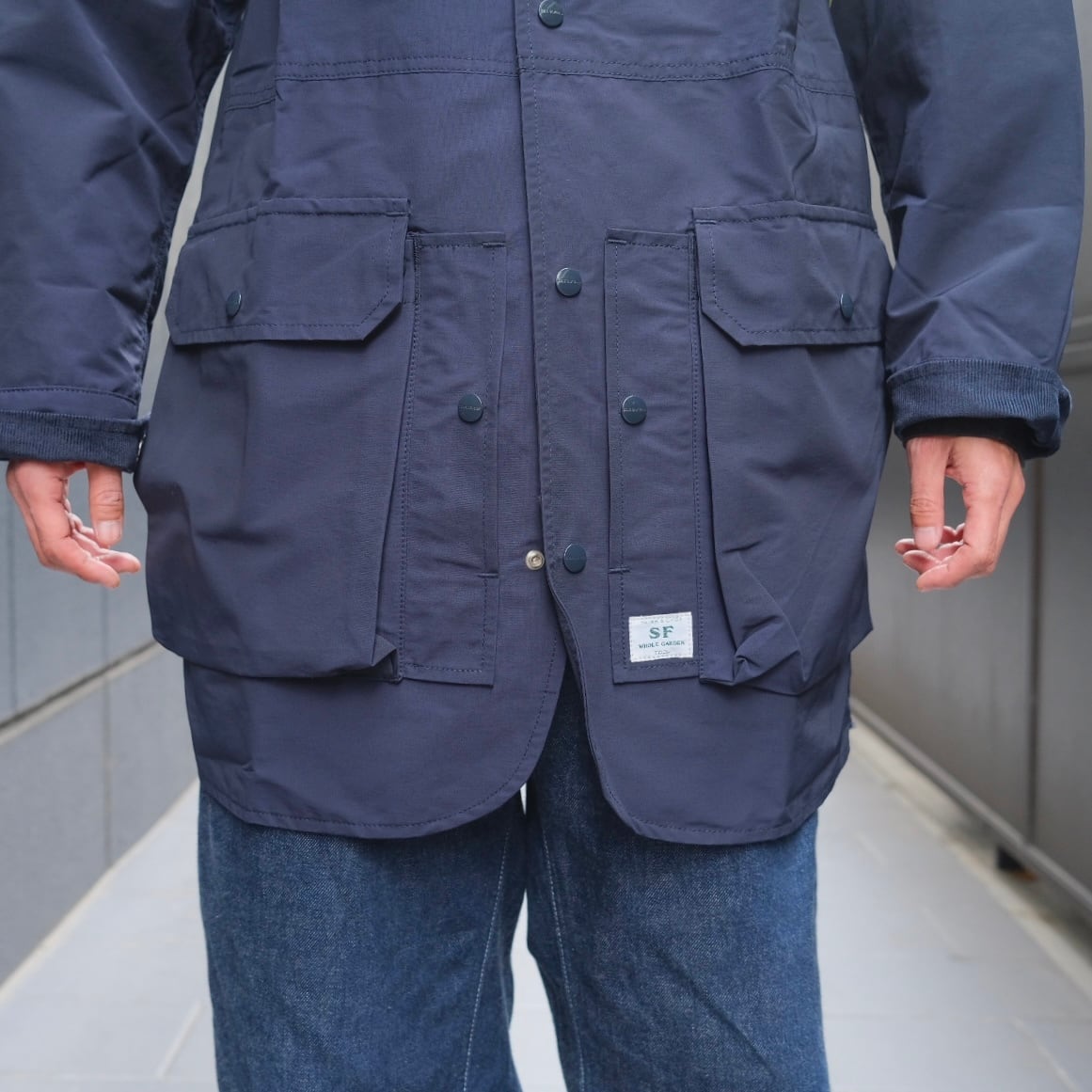 SASSAFRAS(ササフラス) Cultivator Coat-Navy-(SF-) | Signs