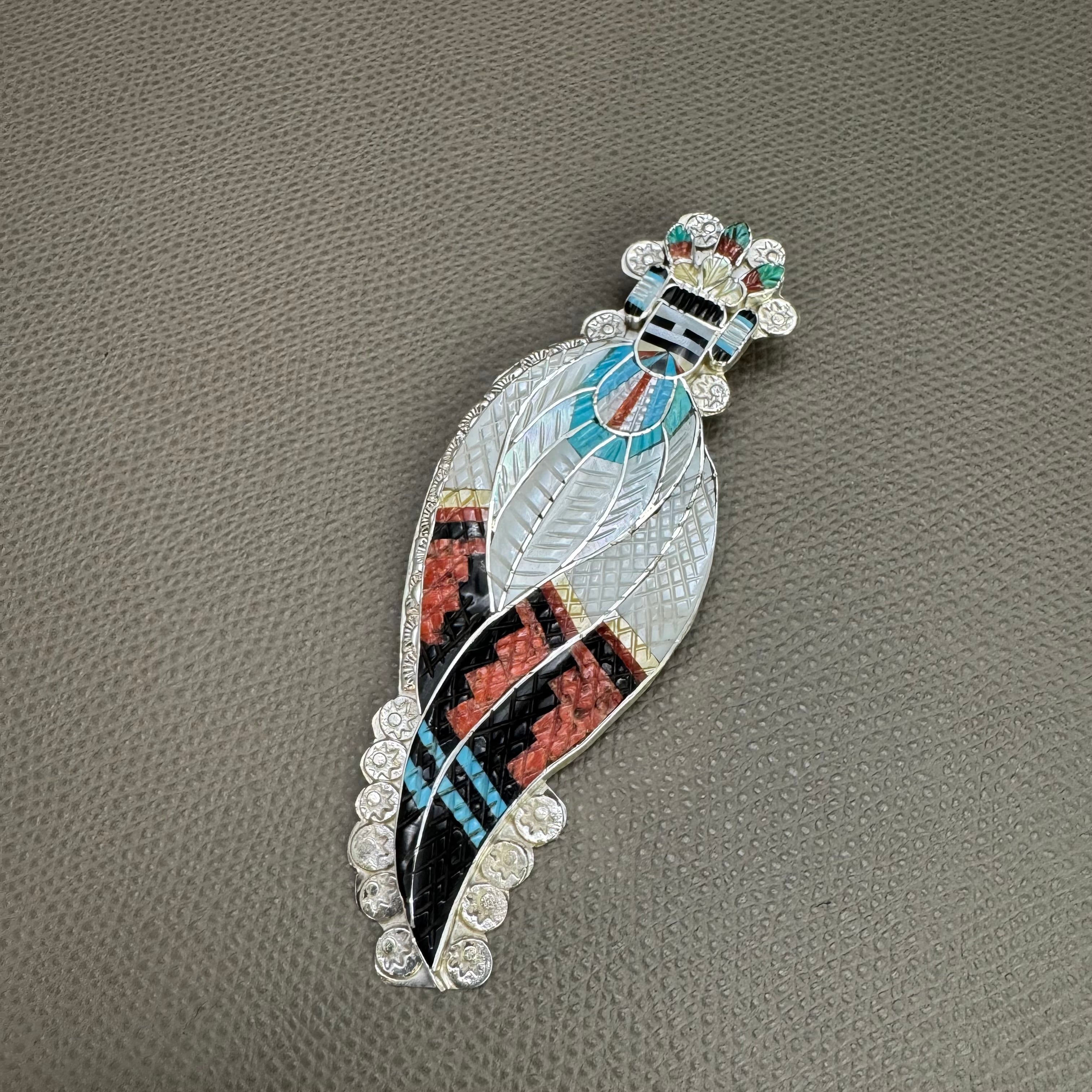 ZUNI（ズニ）族 Eldred Martinez コーンメイデン トップ＆ピン