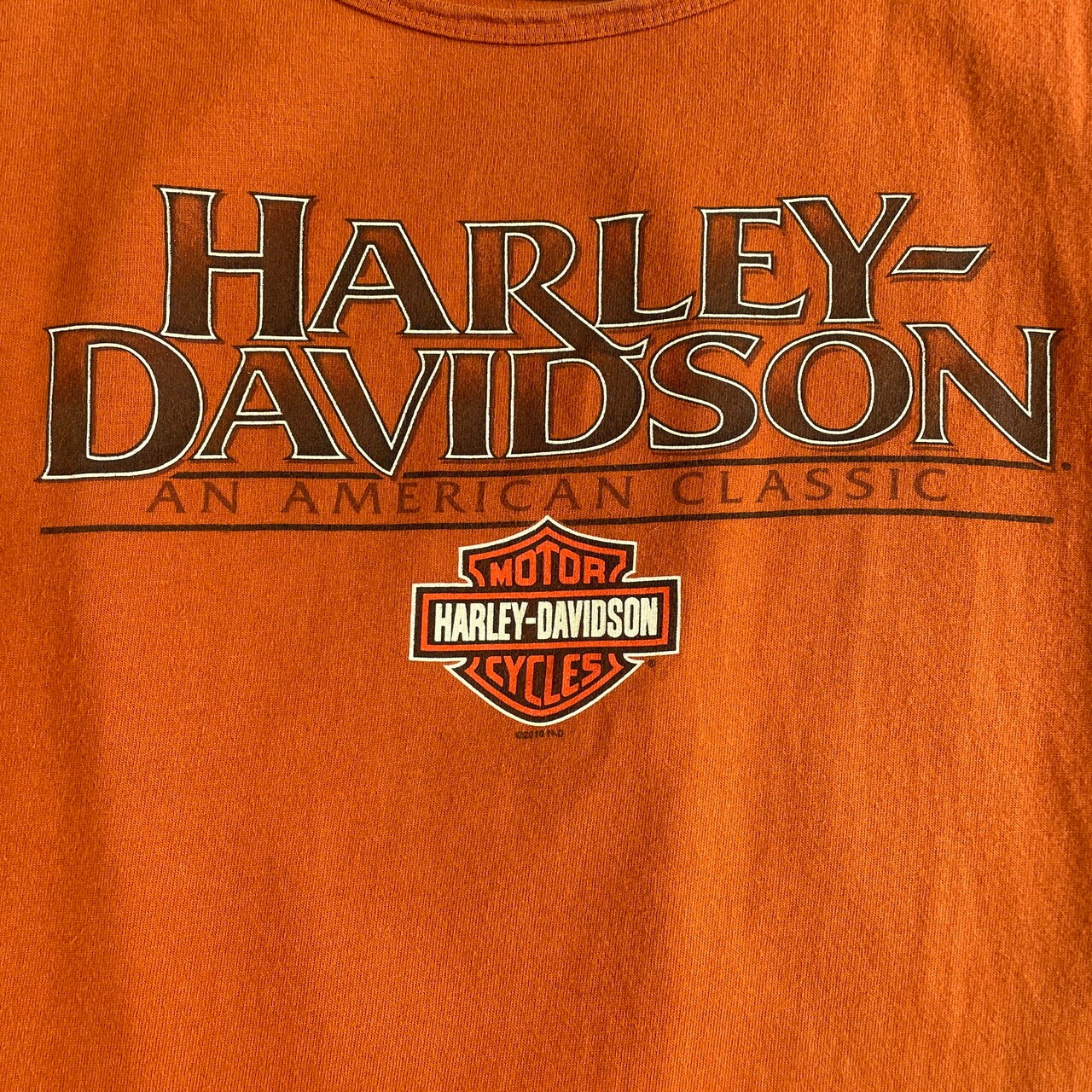 Harley-Davidson ハーレーダビッドソン 両面プリント ノースリーブ 