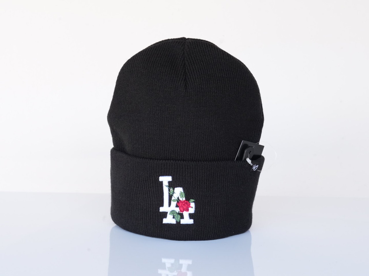 Dodgers'47 ロサンゼルス ドジャース CUFF KNIT Thorn ブラック butterfly