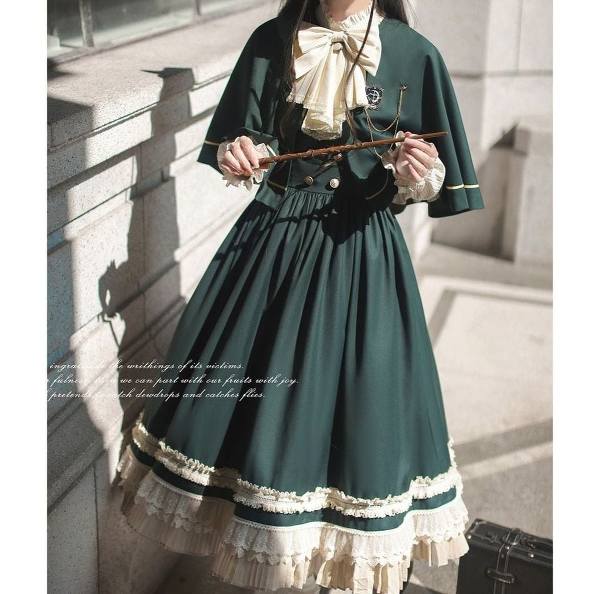 魔法学園エレガントケープ付きセットアップ：ケープ(ショート丈