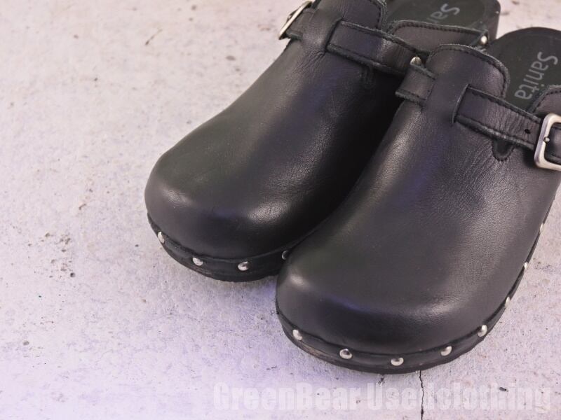 sanita サボ 黒 43｜ファッション