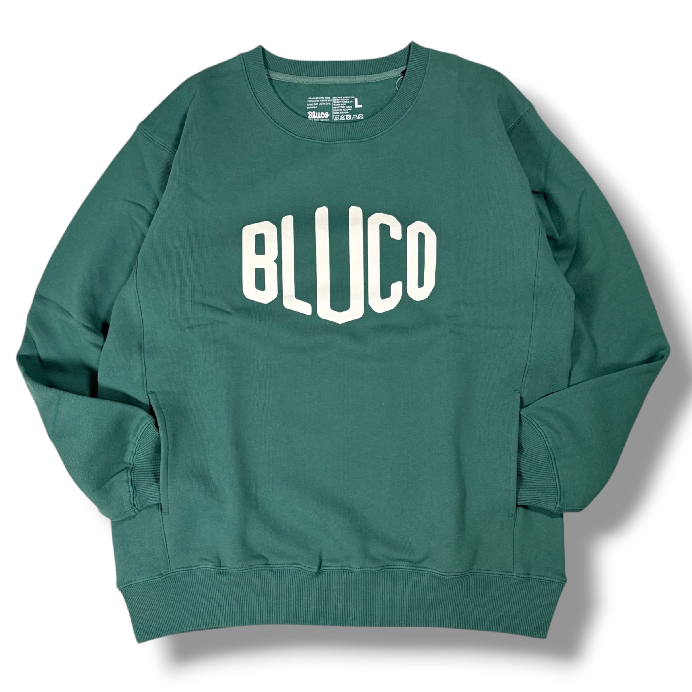 BLUCO ブルコ スウェットシャツ Hex クルーネックスウェット ポケット