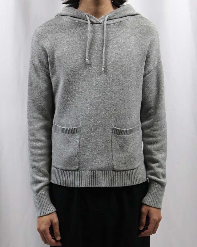 minimal grey hoodie
