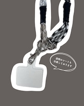 2way thick ribbon strap Red