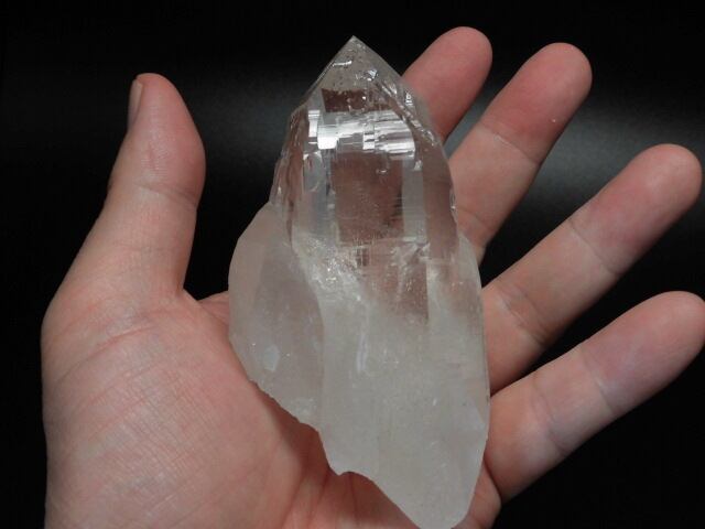 【送料無料】【高品質】神々の住む山　ガネーシュヒマール産水晶ポイント