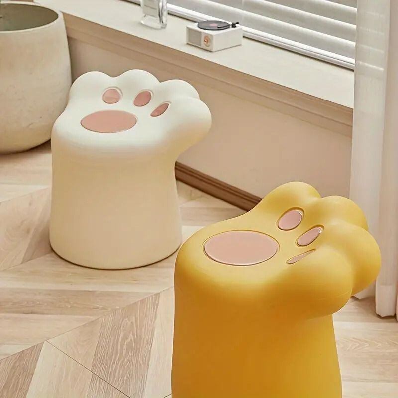スツール 猫 肉球形 コンパクト 軽量 かわいい おしゃれ ユニーク