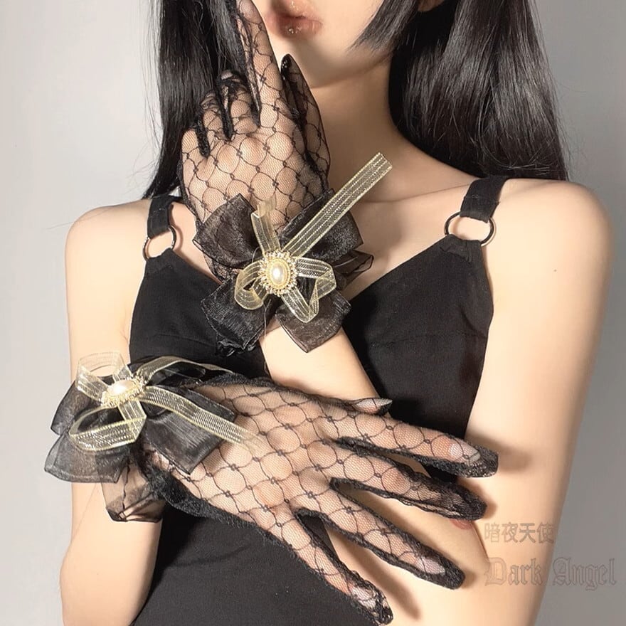 SEASONZ 病みかわ ゴスロリ 手袋 グローブ レース ロリィタ