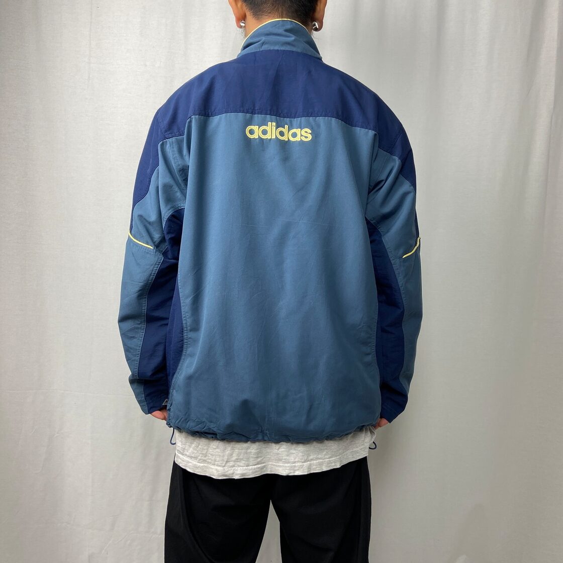 00年代 adidas アディダス ポリエステル トラックジャケット メンズXL 