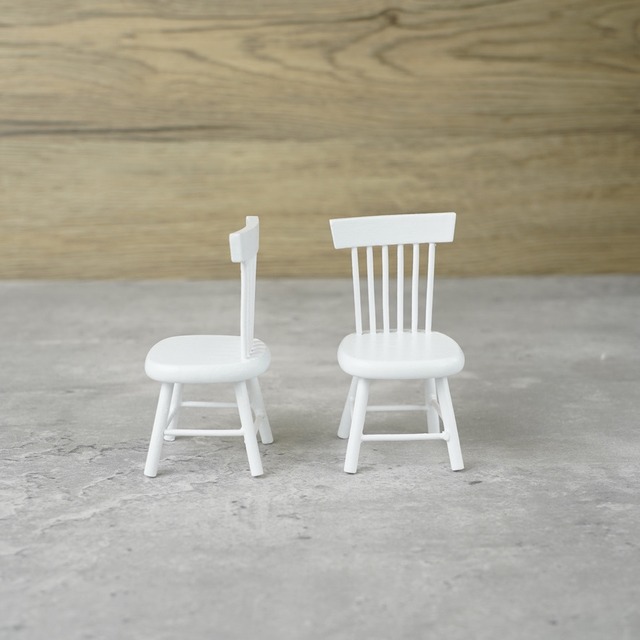 020-30001　ミニチュア家具　table&chair　ダイニングテーブル＆チェアセット【ラウンド】