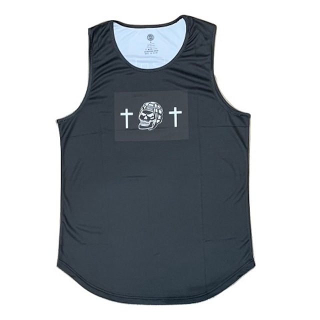 RUGBY SKULL Big Silhouette Singlet