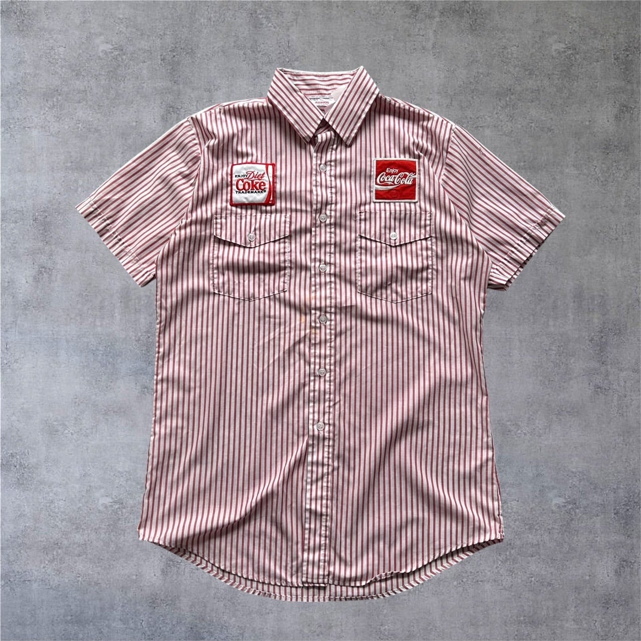 1990s UNITOG "Coca-Cola uniform" S/S shirt【高円寺店】