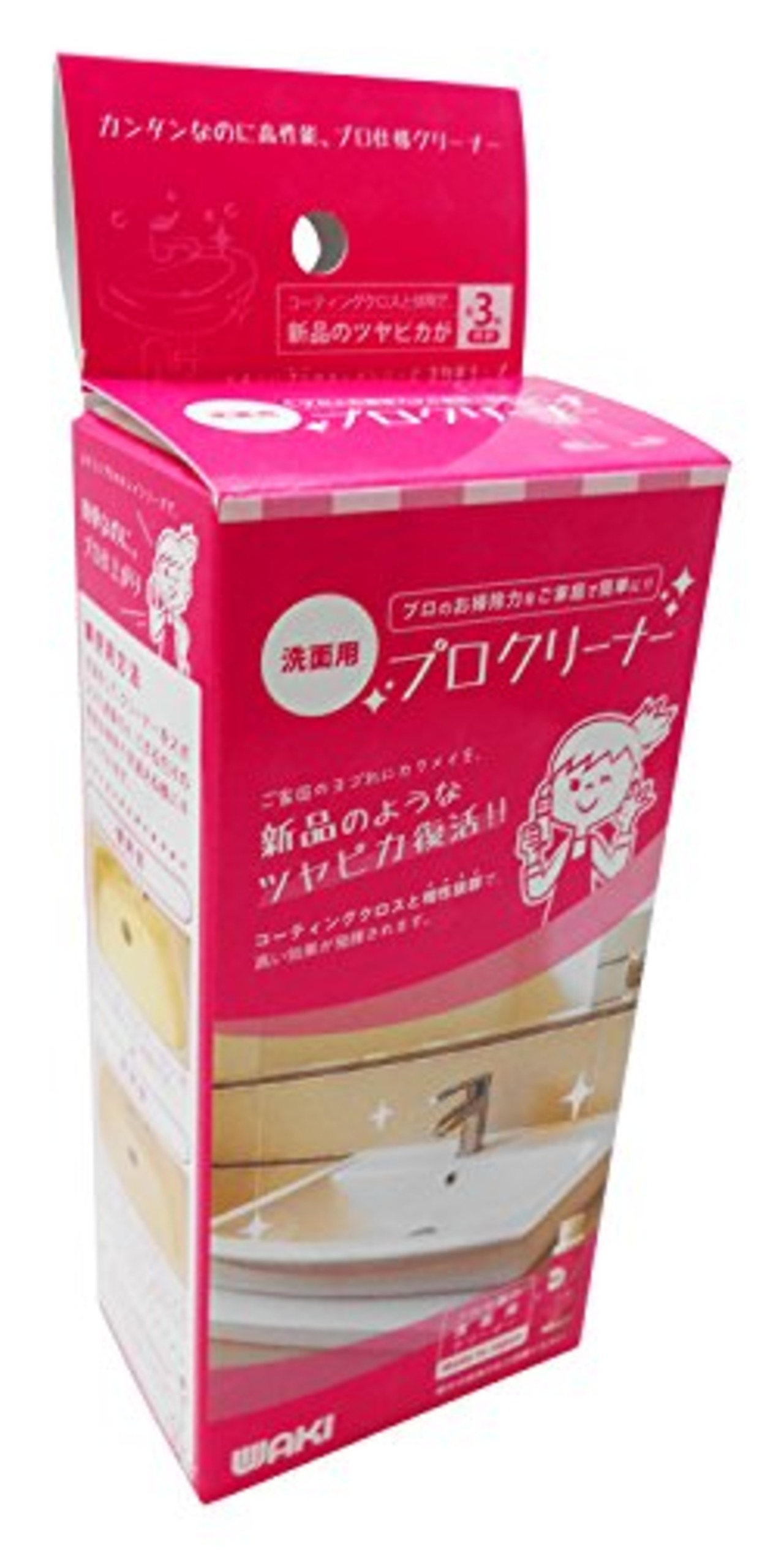 和気産業(Waki Sangyo) 3年美キープ プロクリーナー 洗面用 乳白色 40ml 陶器 人工大理石 プラスチック CLN001