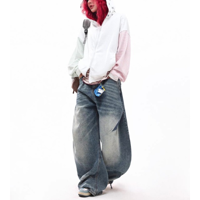 star liner zip-up hoodie　スターライナージップアップフーディー　J1710