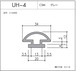 UH-4（CSM  グレー）L=2400㎜  1本