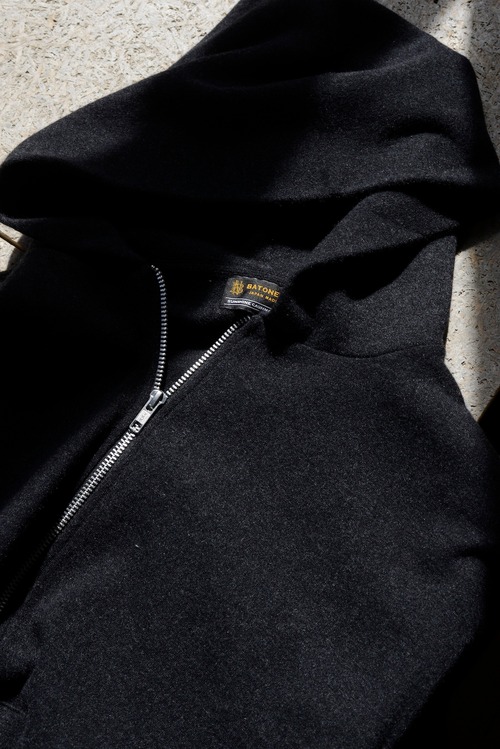BATONER/ Ex.Sunshine cashmere zip hoodie