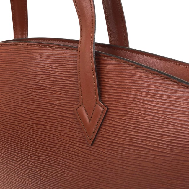 LOUIS VUITTON ルイヴィトン エピ トートバッグ ブラウン レザー サンジャック vintage ヴィンテージ オールド p6db2u
