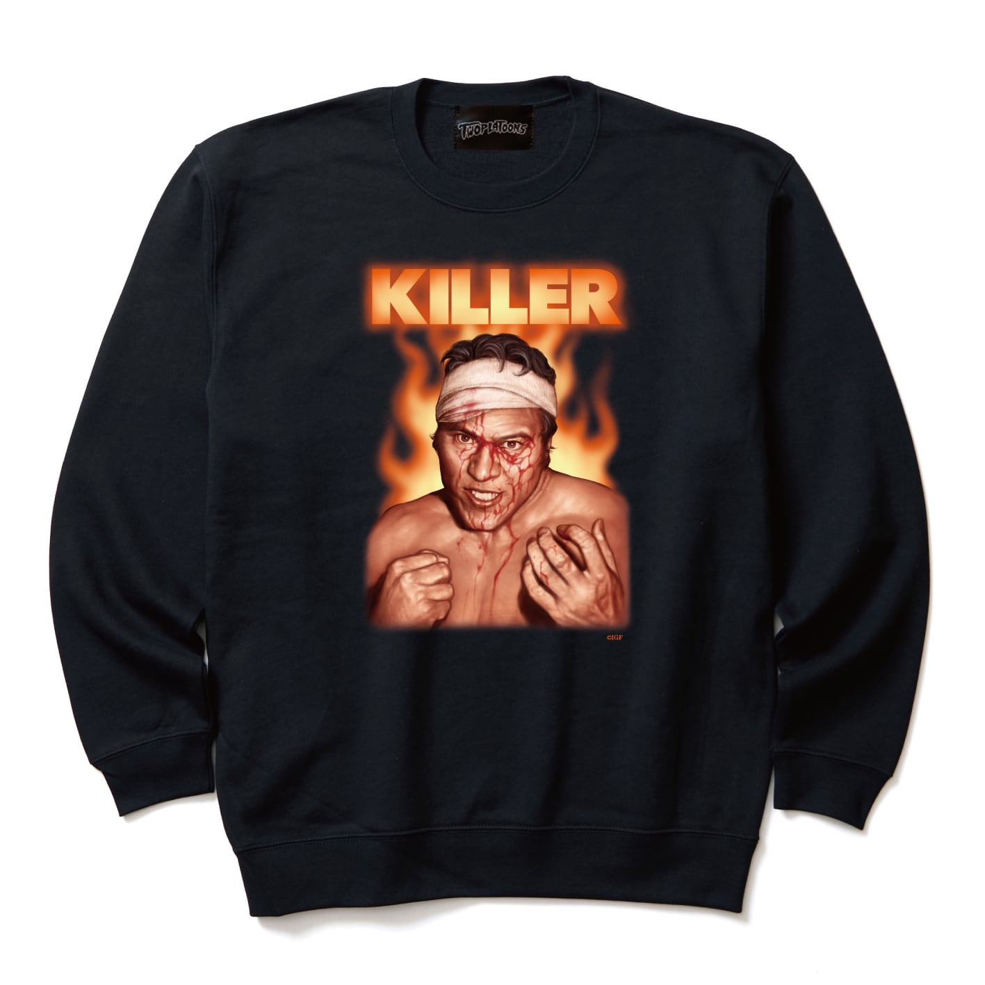 TWOPLATOONS × アントニオ猪木 コラボレーション KILLER SWEAT / BLACK