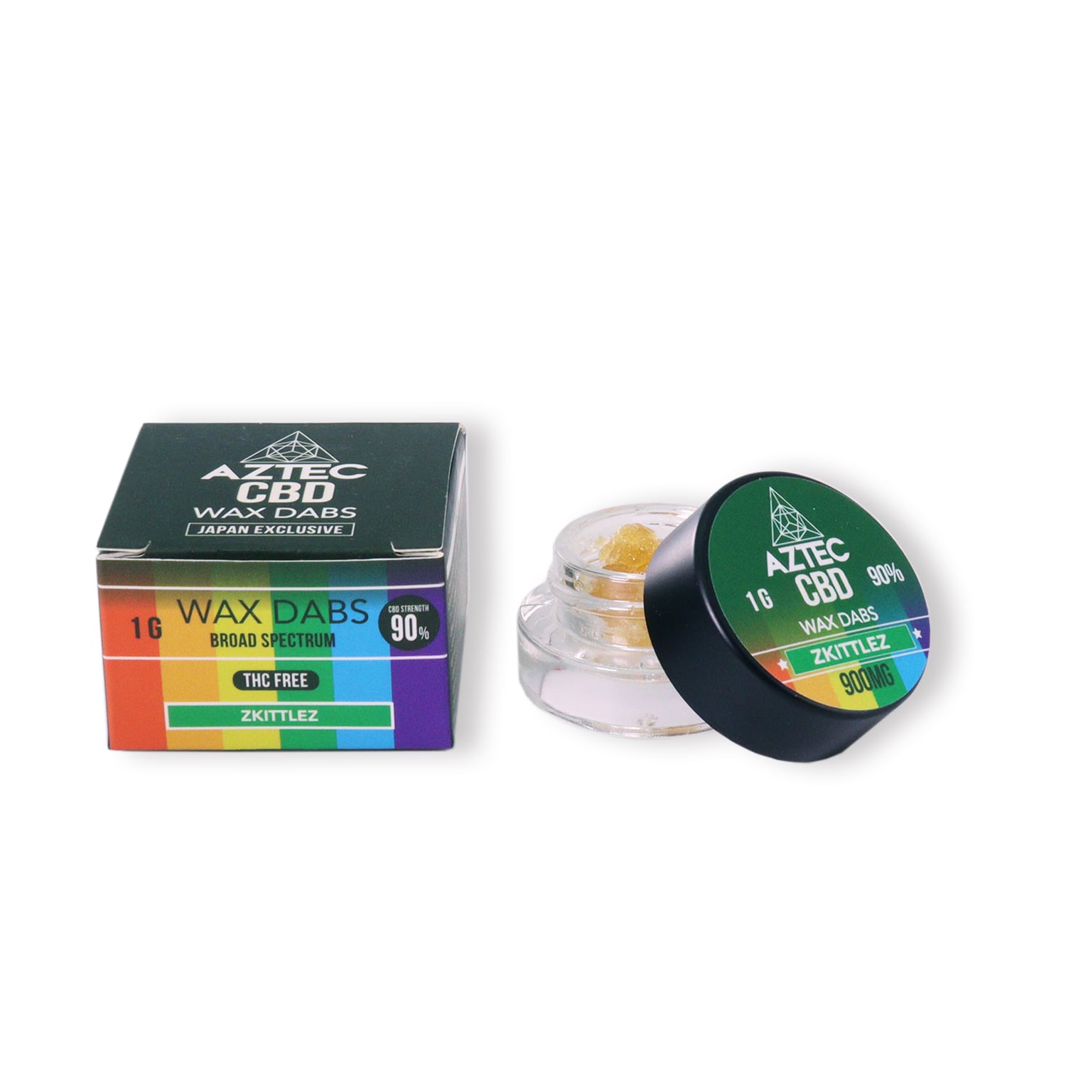 BROAD SPECTRUM】CBD90% CBD WAX CBD900mg 〈ZKITTLEZ〉 | AZTEC CBD