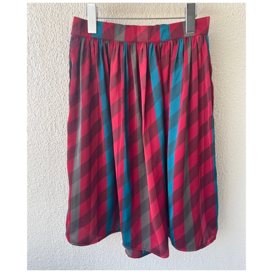 us vintage check skirt.