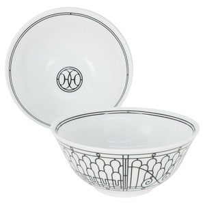 New HERMES エルメス Hデコ ライスボウル ペア 2個セット 磁器 食器 ギフト P037084P2 新品
