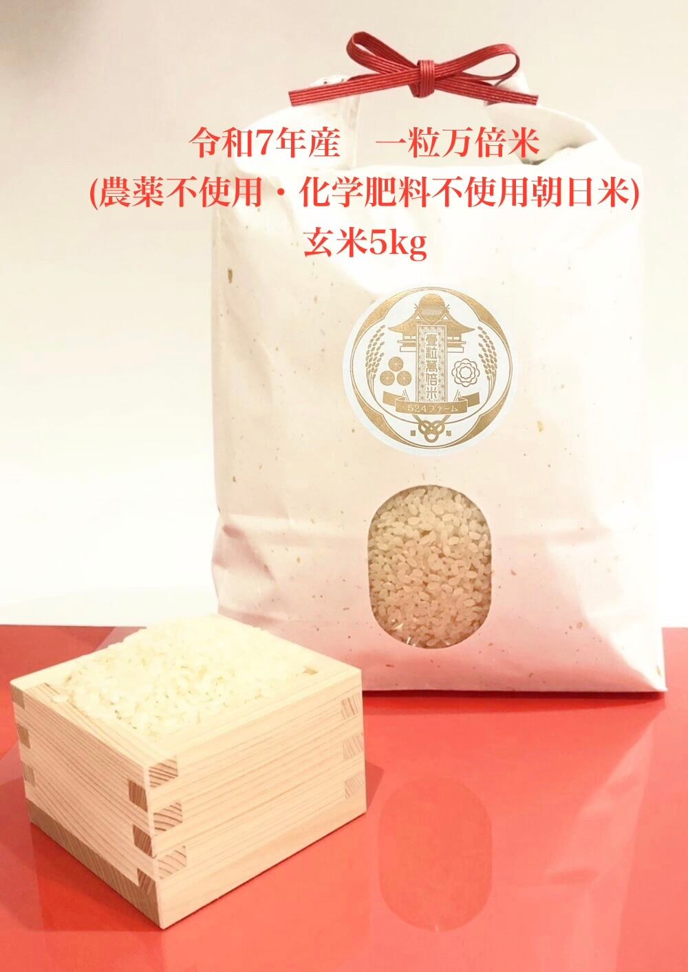 【Mykonos】農薬・化学肥料不使用朝日米20kg Mykonos様専用】朝日米(農薬・化学肥料不使用)玄米 20kg 【公式通販】