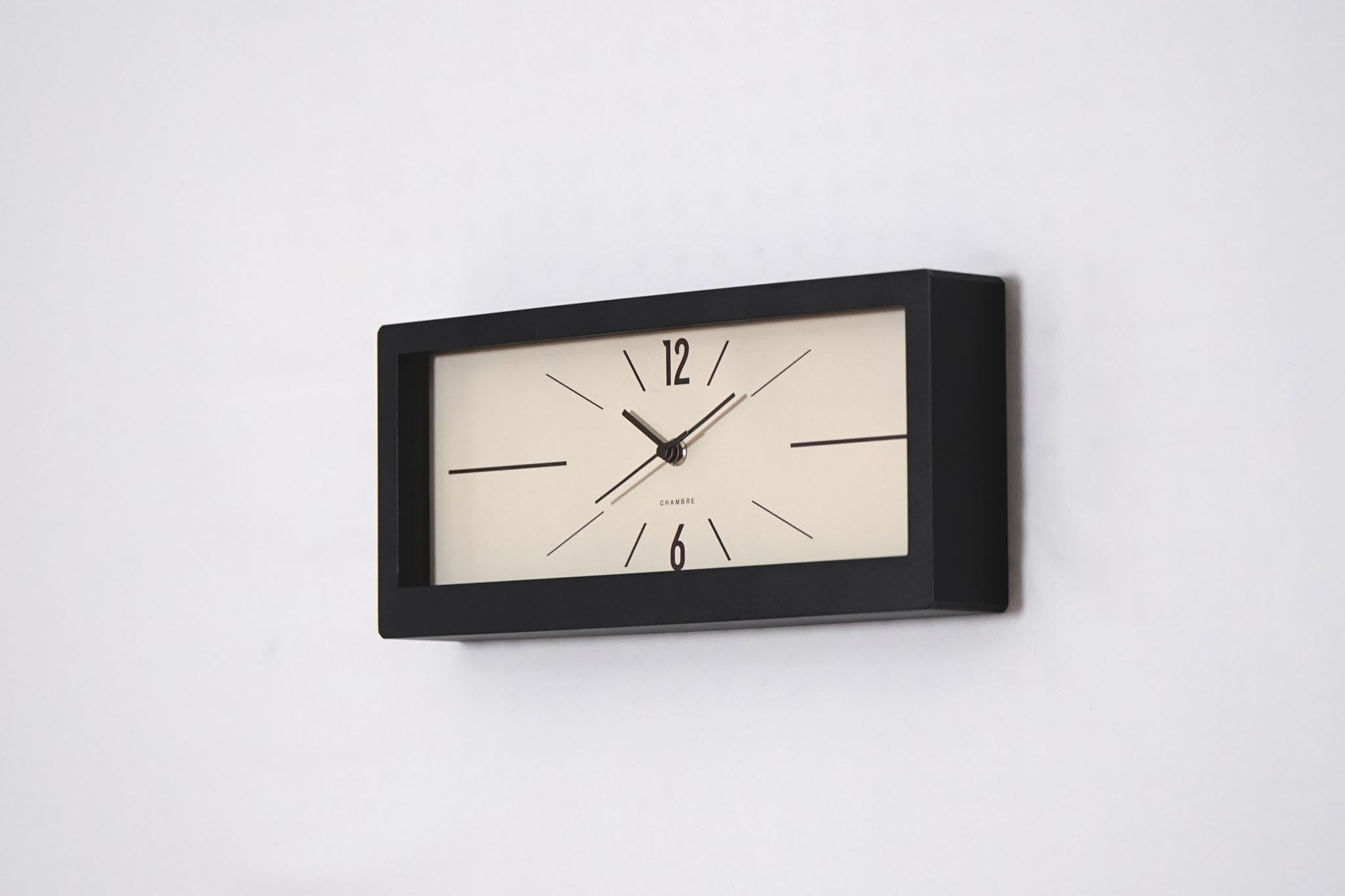 LINEAR CLOCK BLACK | シャンブル【CHAMBRE】byインターゼロ