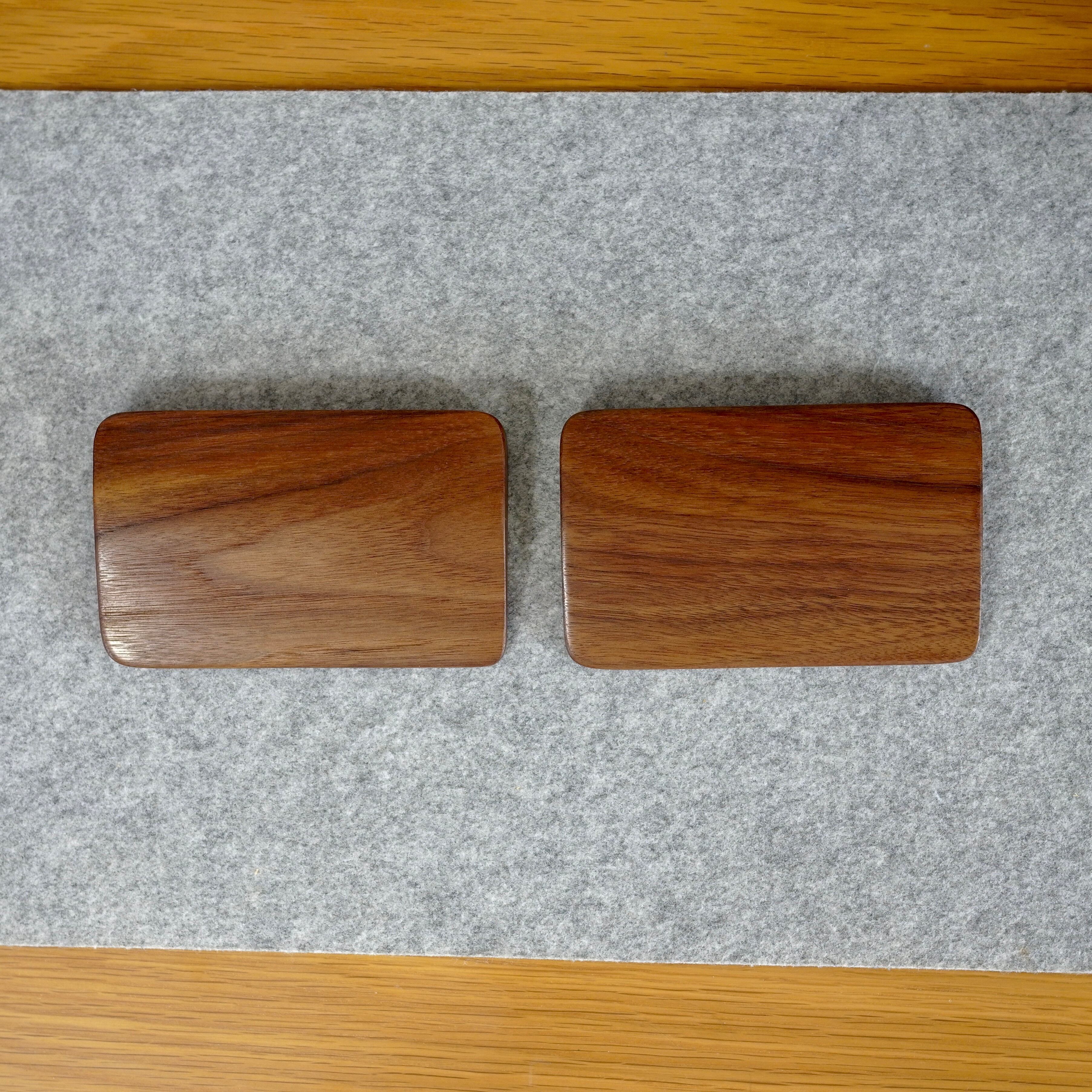 mitakuページ【ウォルナット無垢材（色味指定）】分割リストレスト ｳｫﾙﾅｯﾄ無垢材】分割タイプリストレスト オスモオイル仕上げ | BE CRAFT
