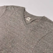 Ron Herman ロンハーマン Vネック 半袖 Tシャツ サイズ M /メンズ/杢グレーブラウン系