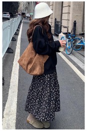 小花柄スカート_132568