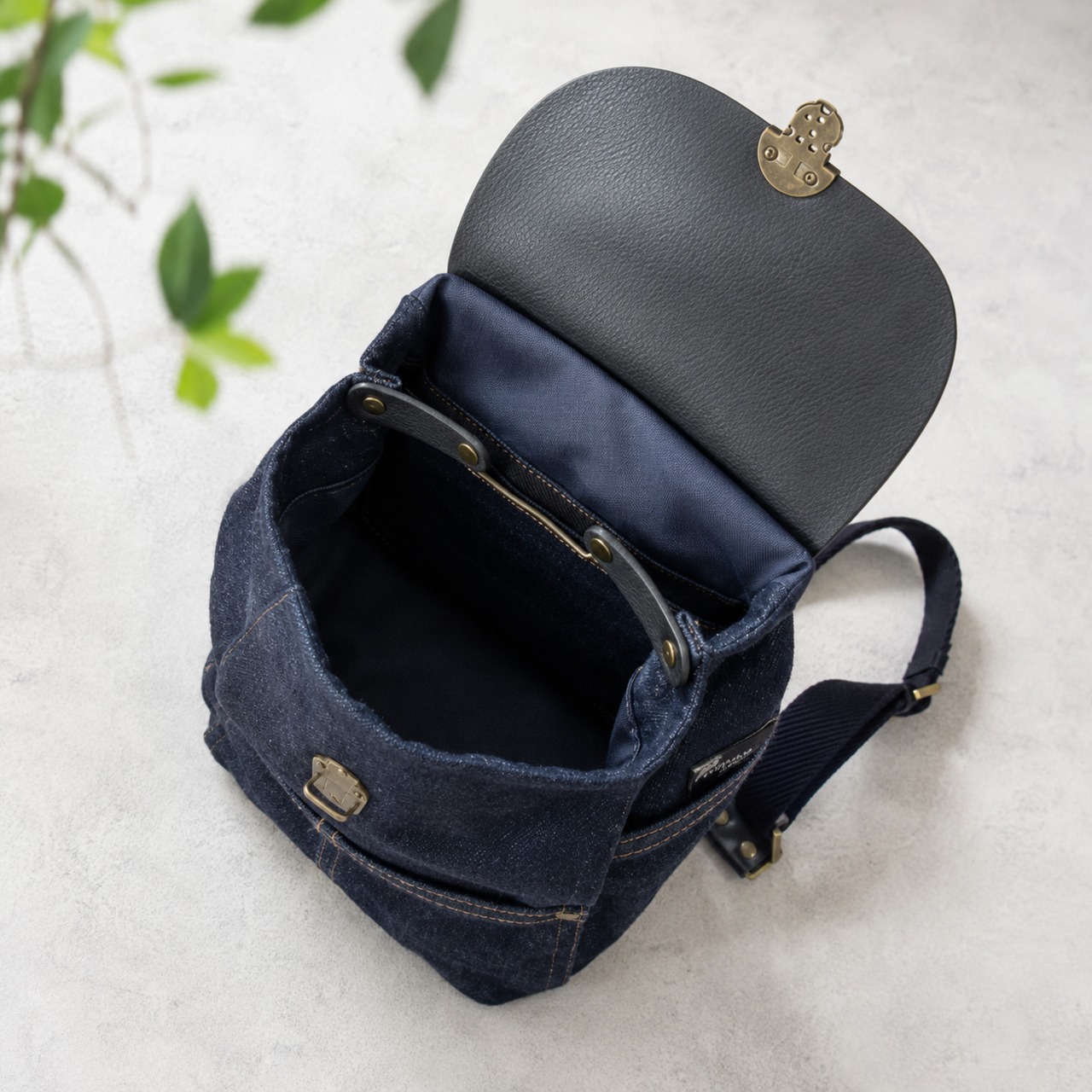 【IBARA】DENIM MINI RUCK 豊岡鞄 (TB-24) - 7