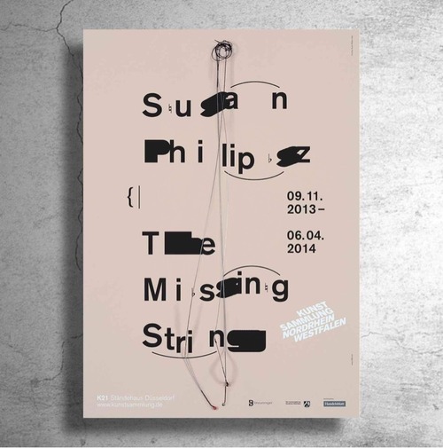 現地完売品！残りわずか！現代美術家『スーザン・フィリップス』2013年ドイツでの展示ポスター