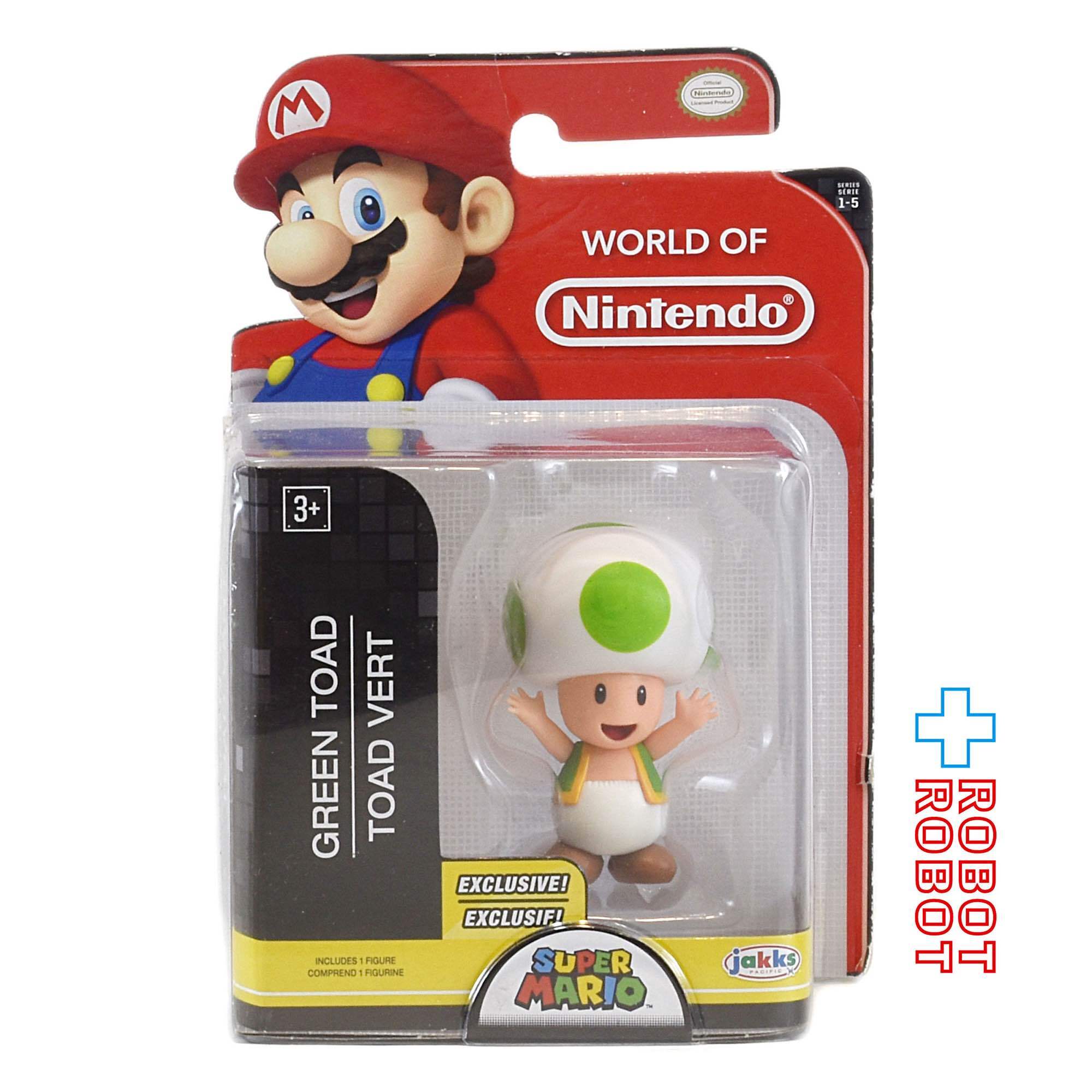 ワールドオブニンテンドー スーパーマリオ 緑 キノピオ 2.5インチ