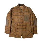 Karl Helmut カールヘルム × Harris Tweed ハリスツイード エルボーパッチ ウール ジャケット M