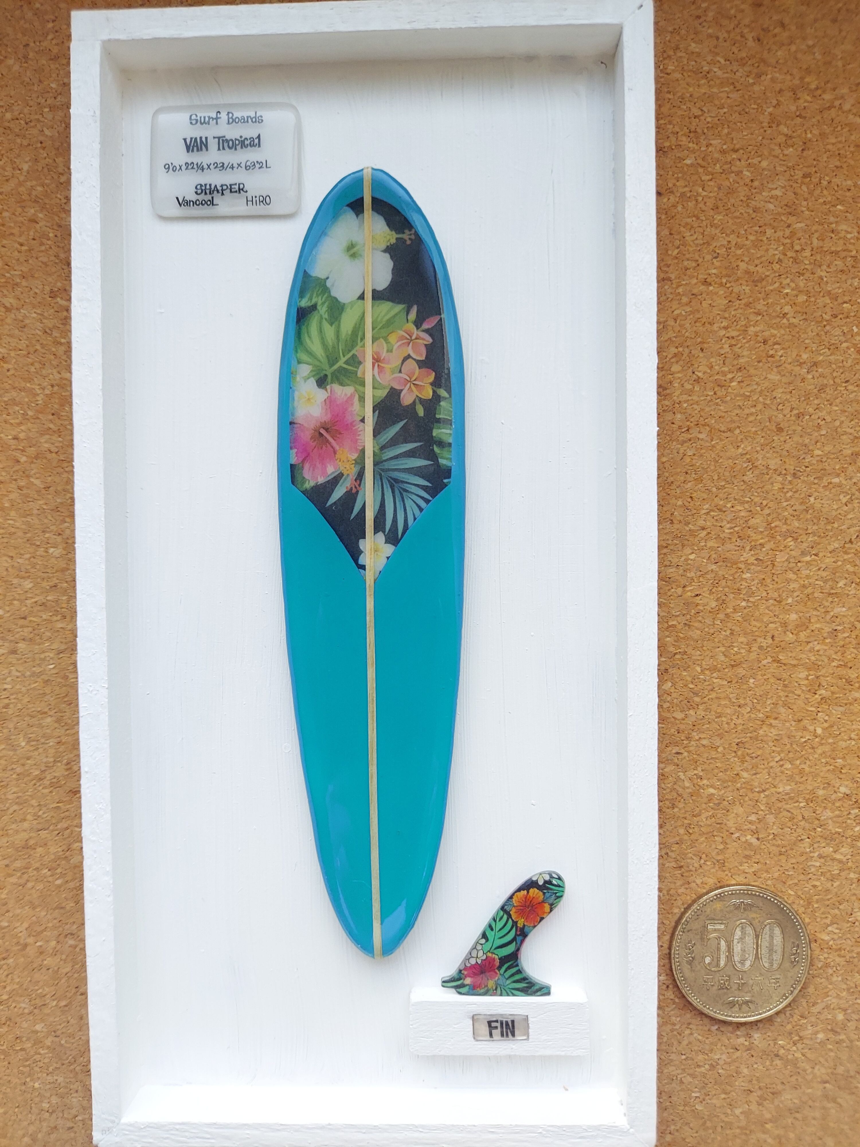 サーフボード型ウェルカムボード LED付き サーフボード型ウェルカム