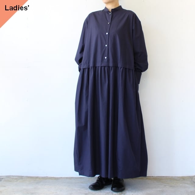 SETTO Shirt One-piece Skirt (Navy)