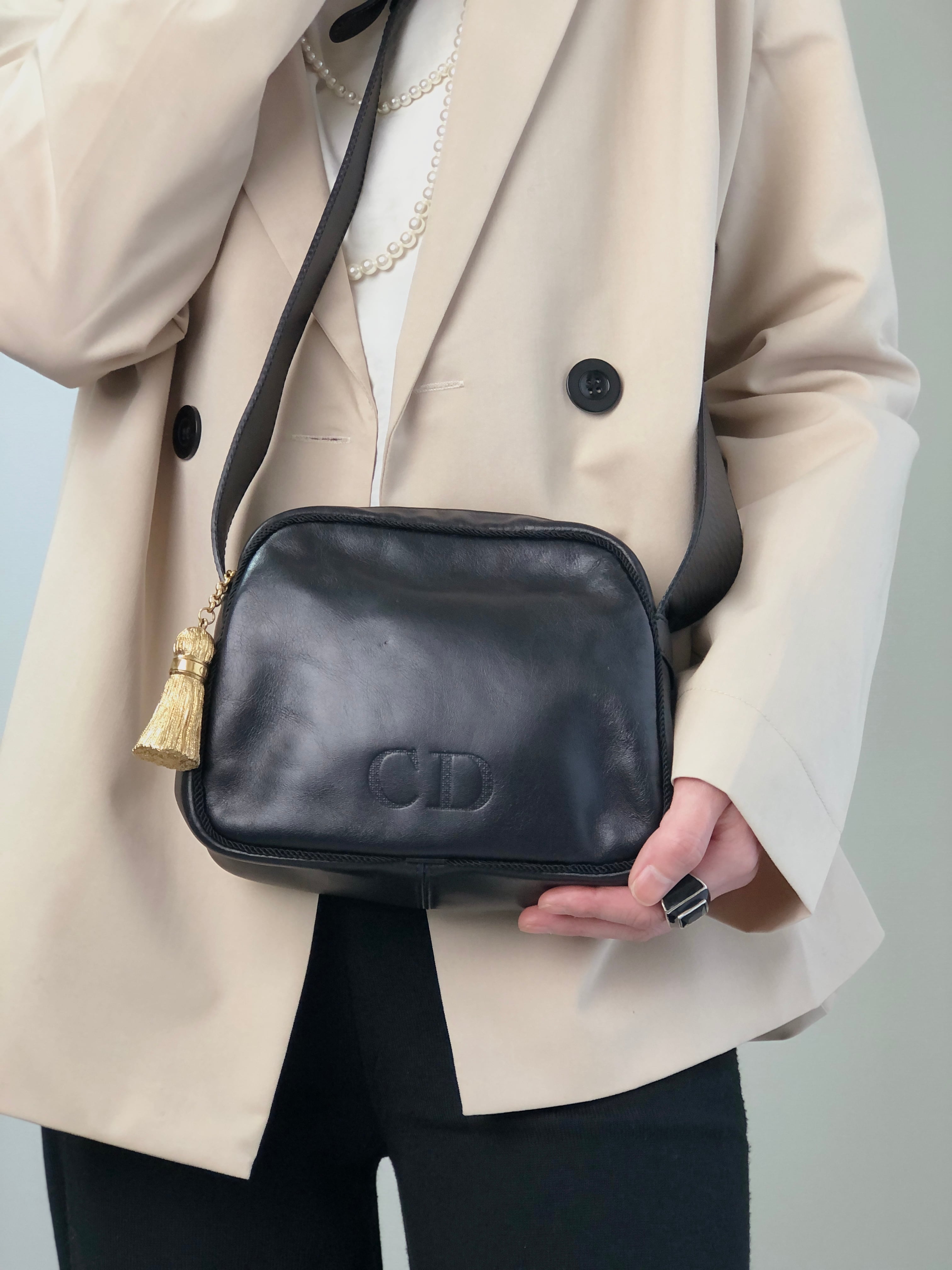 バッグ Christian Dior Vintage Backpack Leather Christian Dior Hit the Road バックパック Large Dior Hit the Road