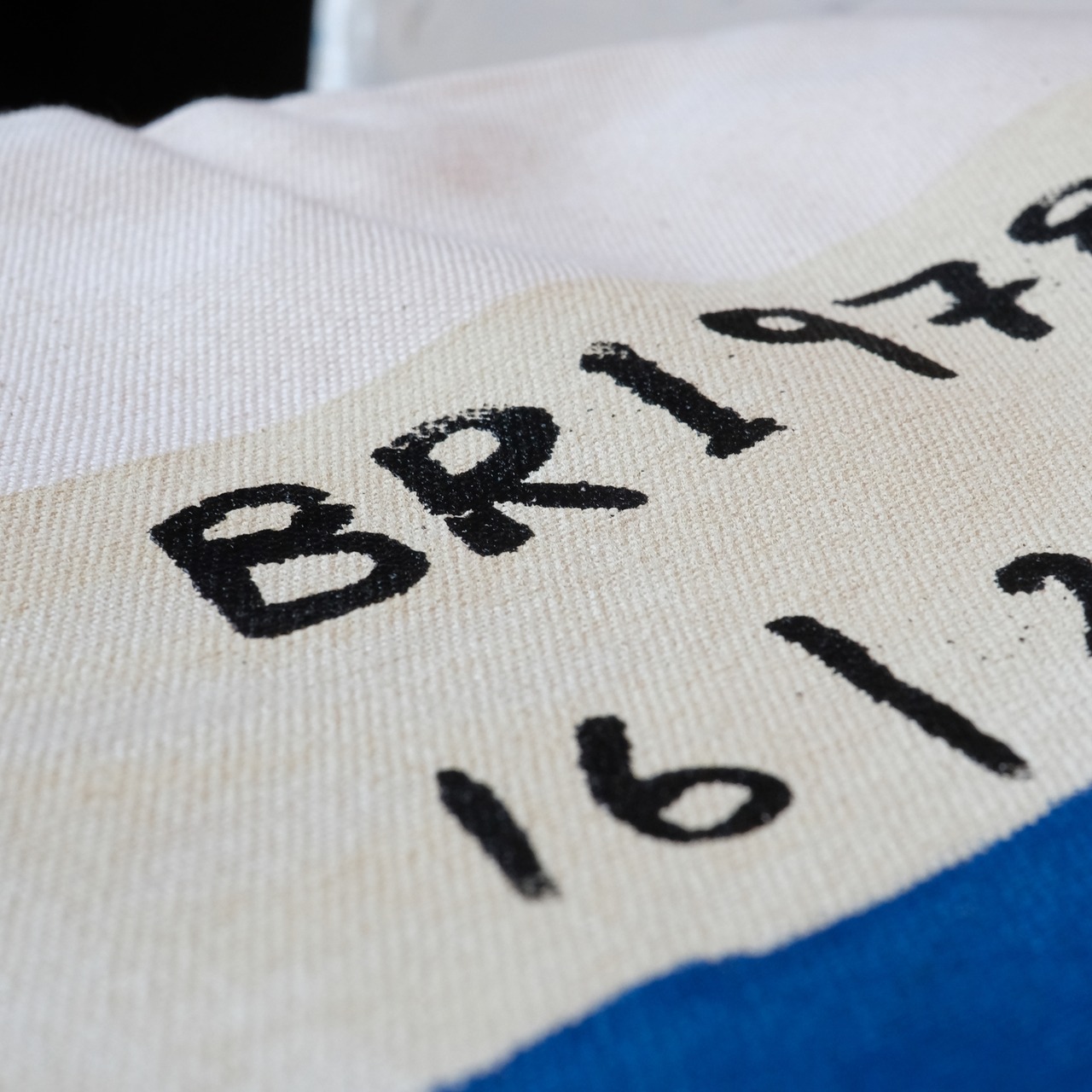 Vintage Canvas Cushion Cover