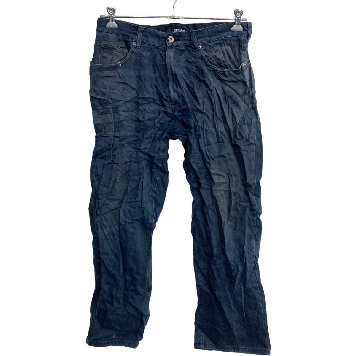 DENVER HAVES デニムパンツ W34 リラックスフィット ブラック 古着卸
