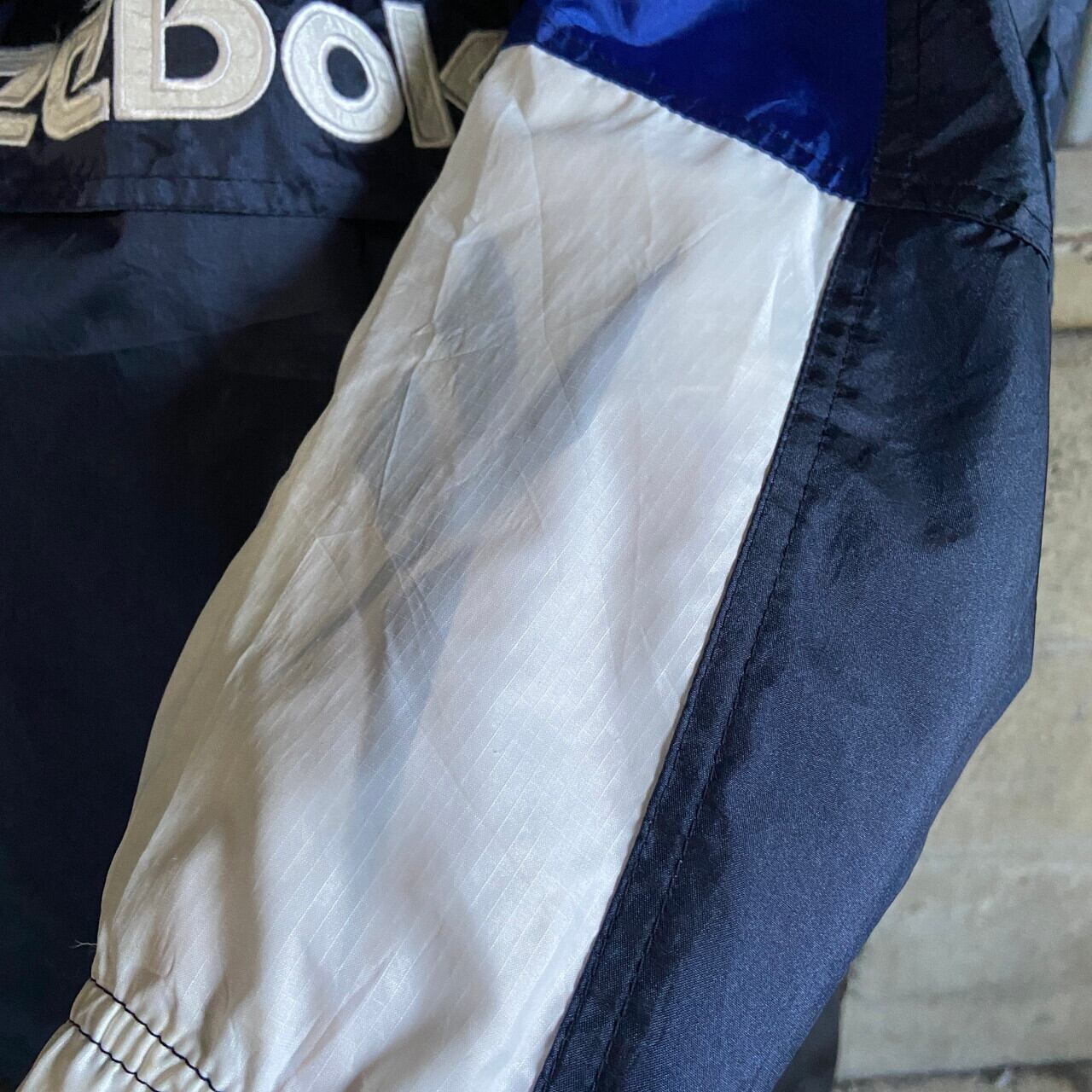 Reebok リーボック ナイロンプルオーバー メンズXL相当 古着 フード