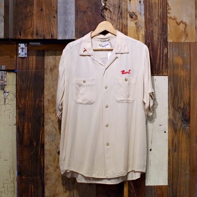 1950-60s King Louie By Holiday Rayon Bowling Shirt / ヴィンテージ