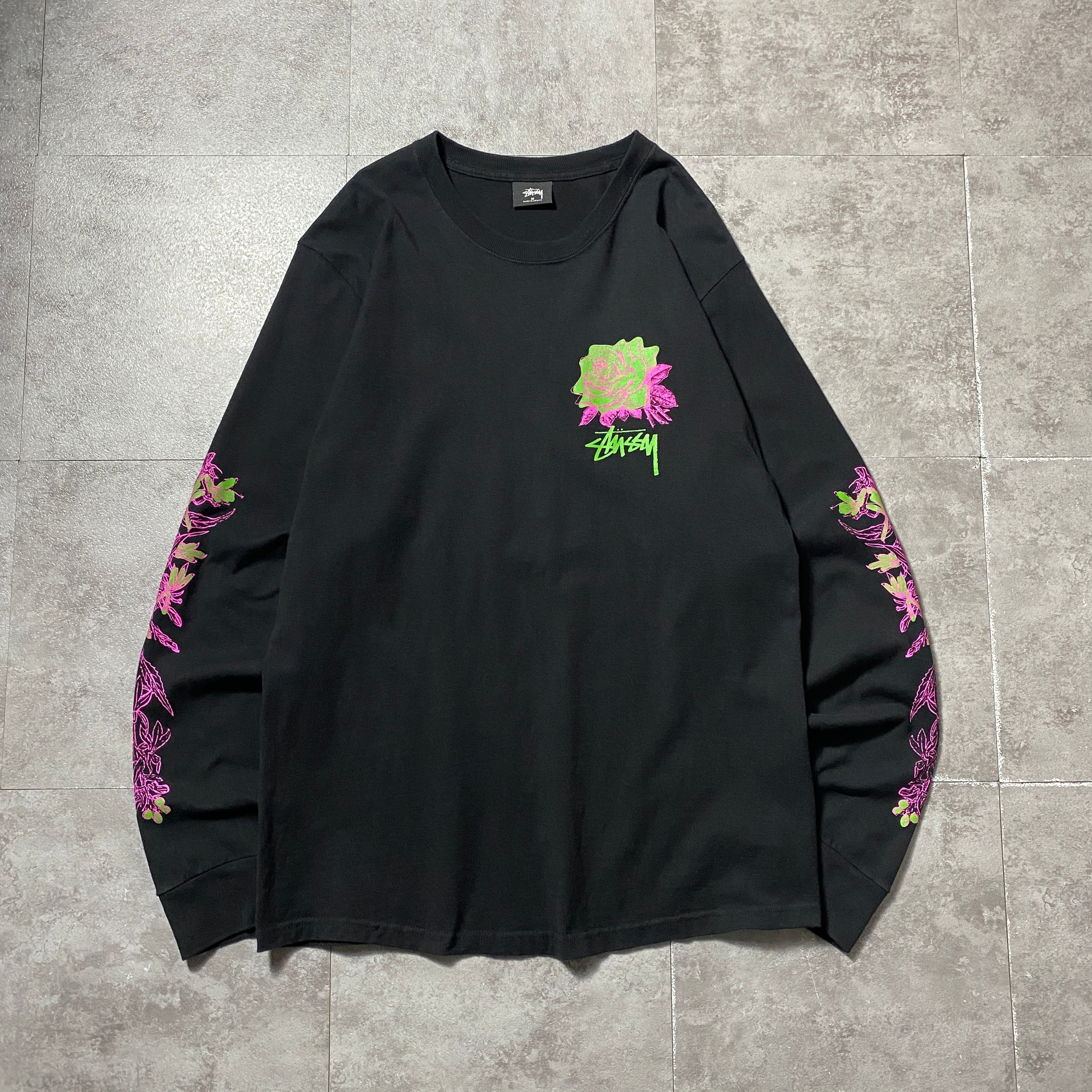 stussy ステューシー フラワーグラフィック ワンポイント アーム